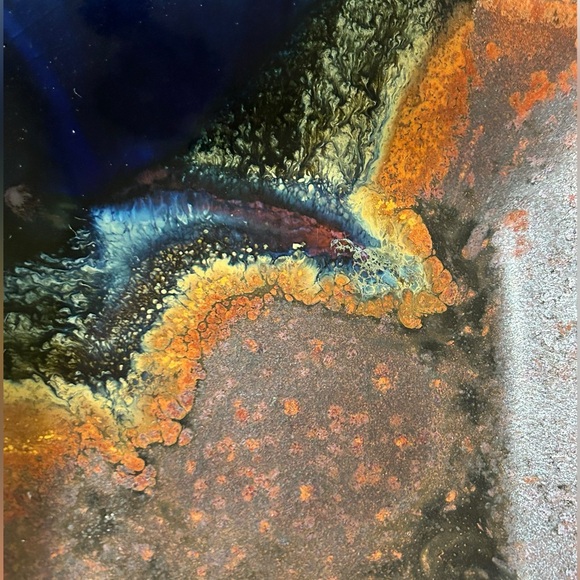 Studio Artisan pottery glazed trinket dish, kitchen soap or sponge holder, plate - Picture 8 of 9